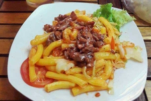 Ăn vặt An Tâm - Mì Xào Bò & Phá Lấu