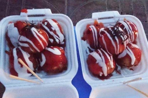 Ăn vặt Bánh Bạch Tuộc Trà Vinh