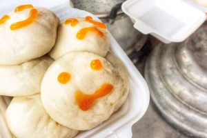 Ăn vặt Bánh bao tí hon nhân thịt - Tây Sơn