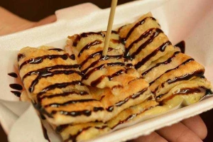 Ăn vặt Bánh Crepe Chuối