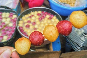Ăn vặt Bánh Khoai Viên Chiên
