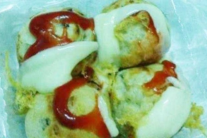 Ăn vặt Bánh Nướng Nhân Bạch Tuộc Nhật Bản - Thoại Ngọc Hầu
