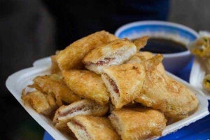 Ăn vặt Bánh Sữa Pate Chiên Trứng