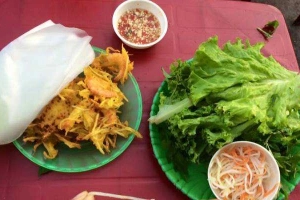 Ăn vặt Bánh Tôm Hồ Tây - Bánh Lọc Chiên