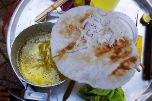 Ăn vặt Bánh Tráng Dừa Mạch Nha