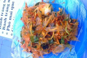Ăn vặt Bánh Tráng Trộn Hoa Mai - Khương Thượng