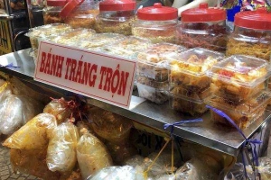 Ăn vặt Bánh Tráng Trộn Lá Mía, Mực Rim & Gỏi Khô Bò