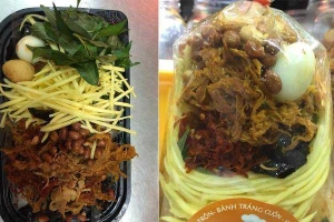 Ăn vặt Bánh Tráng Trộn Long