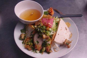 Ăn vặt Bánh Ướt Tóp Mỡ - Bùi Đình Túy