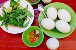 Ăn vặt Bánh Xèo & Hột Vịt Lộn