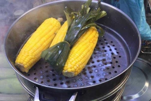 Ăn vặt Bắp Mỹ Hấp Sữa Tươi