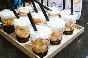 Ăn vặt Bắp Shop - Sữa Tươi Trân Châu Đường Đen