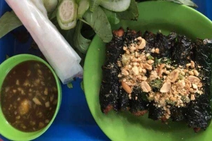 Ăn vặt Bò Lá Lốt & Mỡ Chày - Lê Văn Linh