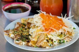 Ăn vặt Bột Chiên 2 Trứng