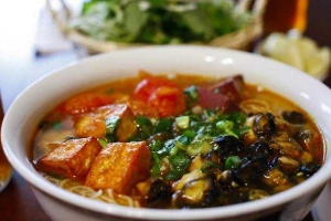 Ăn vặt Bún Ốc Bà Thìn - Chợ Yên Phụ