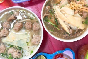 Ăn vặt Bún Sườn Mọc & Miến Ngan - Đầm Trấu