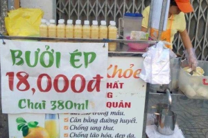 Ăn vặt Bưởi Ép Nguyên Chất 18k