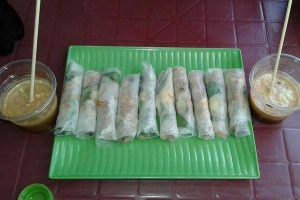Ăn vặt Cá Rô 2 - Bánh Tráng Cuốn