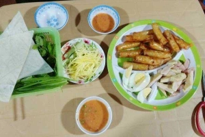 Ăn vặt Chả Cuốn Cá Trích
