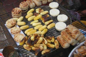 Ăn vặt Chuối Nướng & Yaourt