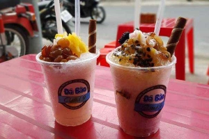 Ăn vặt Cloud 9 - Đá Bào Mật Trái Cây