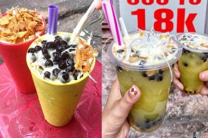 Ăn vặt Cô Gấm - Nước Mía Trân Châu Hàng Vải