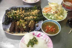 Ăn vặt Cô Liêng - Bò Lá Lốt & Mỡ Chài