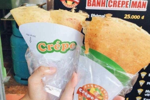 Ăn vặt Crepe Cake - Thụy Khuê