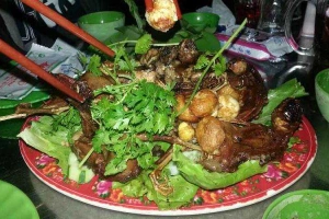 Ăn vặt Cút Chiên Bơ