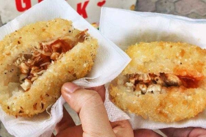Ăn vặt Gà Bó Xôi - Dương Khuê