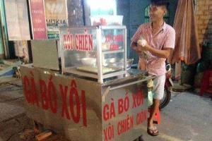 Ăn vặt Gà Bó Xôi - Xôi Chiên Giòn