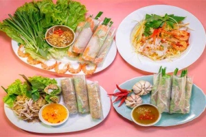 Ăn vặt Gỏi Cuốn Tôm Nhảy