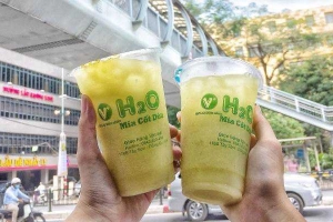 Ăn vặt H2O - Nước Mía Cốt Dừa