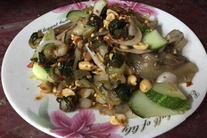 Ăn vặt Hến Xào - Gân Kiệu & Trìa Hấp