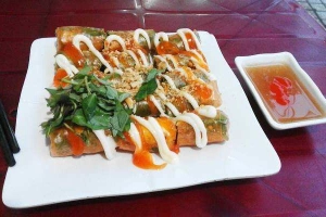 Ăn vặt Hoàng Yến - Bánh Tráng Cuốn