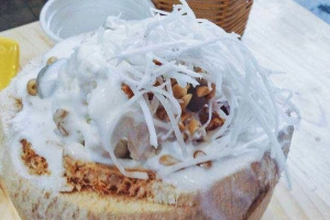 Ăn vặt Kem Dừa Vỉa Hè