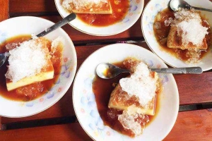 Ăn vặt Kem Flan Mộng Cầm
