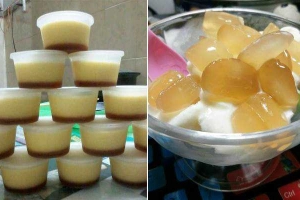 Ăn vặt Kem Flan Yaour Hột Đát