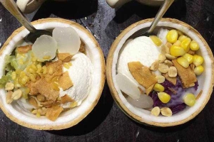 Ăn vặt Kem Xôi Dừa