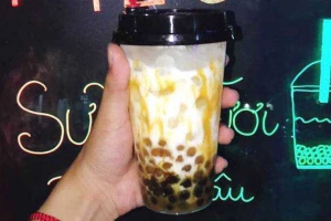 Ăn vặt Luxubu - Sữa Tươi Trân Châu Đường Đen