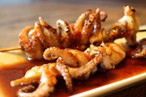 Ăn vặt Mực Xiên Nướng Thái Lan