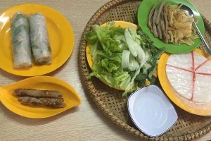 Ăn vặt Nem Nướng & Bánh Cuốn - Nguyễn Gia Trí