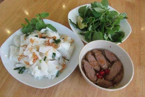 Ăn vặt O Hoa - Bánh Mướt Xáo Lòng