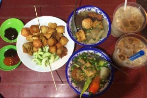 Ăn vặt Quán Chà Bá - Mực Chiên & Bò Viên