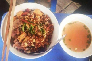 Ăn vặt Quán Ngon - Bánh Đa Trộn