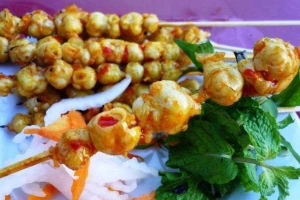 Ăn vặt Răng Mực Nướng Sa Tế