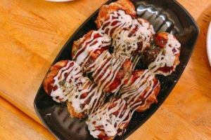 Ăn vặt Sakura No Takoyaki - Bánh Bạch Tuộc Nhật - Công Viên Thỏ Trắng