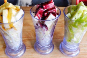 Ăn vặt Sữa Chua Dẻo Xắt Miếng - Võ Văn Kiệt