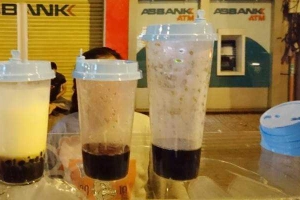 Ăn vặt Sữa Tươi Trân Châu Mật Ong Đường Đen