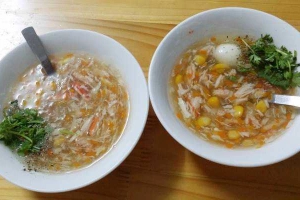Ăn vặt Súp Cua Hiền - Súp Cua Óc Heo Bắc Thảo - Hoàng Hoa Thám